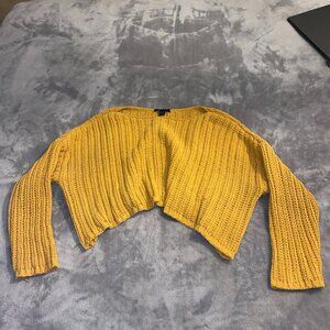 Cropped Yellow Sweater